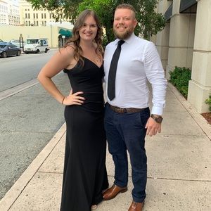 Formal black dress size 12